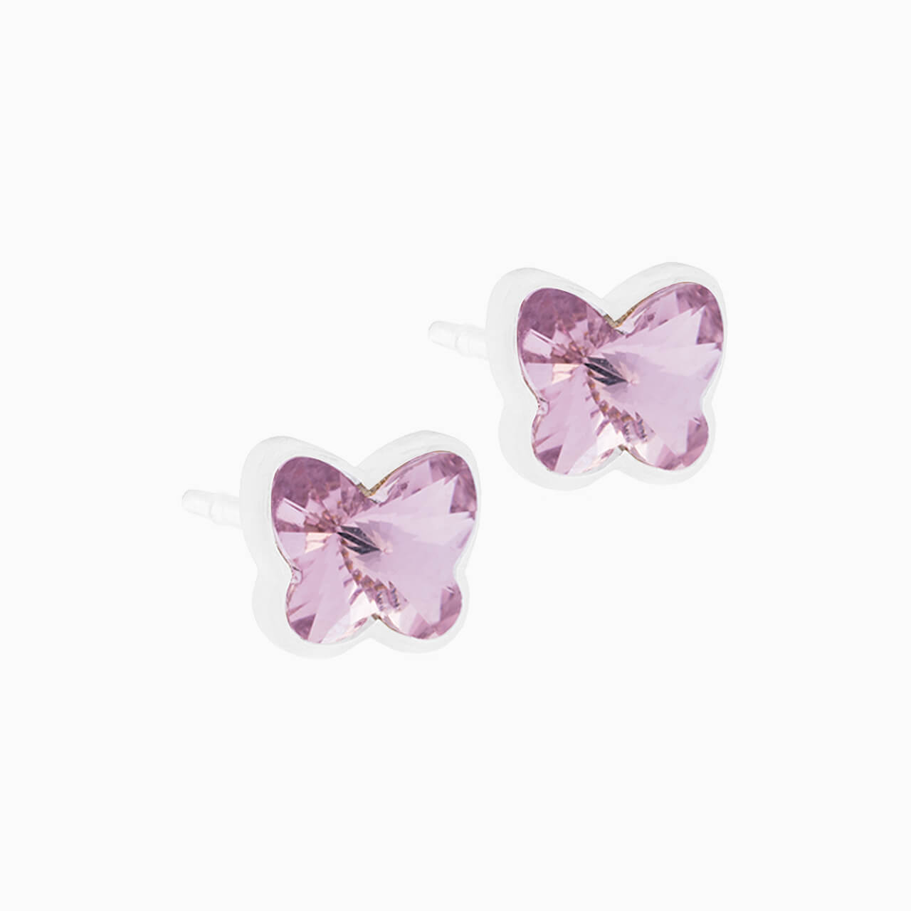 Medical Plastic Dangle Butterfly Earrings