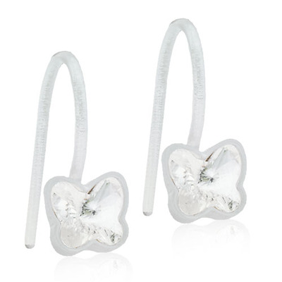 Medical Plastic Brilliance Princess Earrings